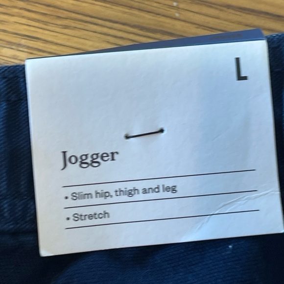 NWT- Good Fellow Jogger Pants. Size Large Slim hip, thigh and leg. Stretchy - Picture 7 of 10